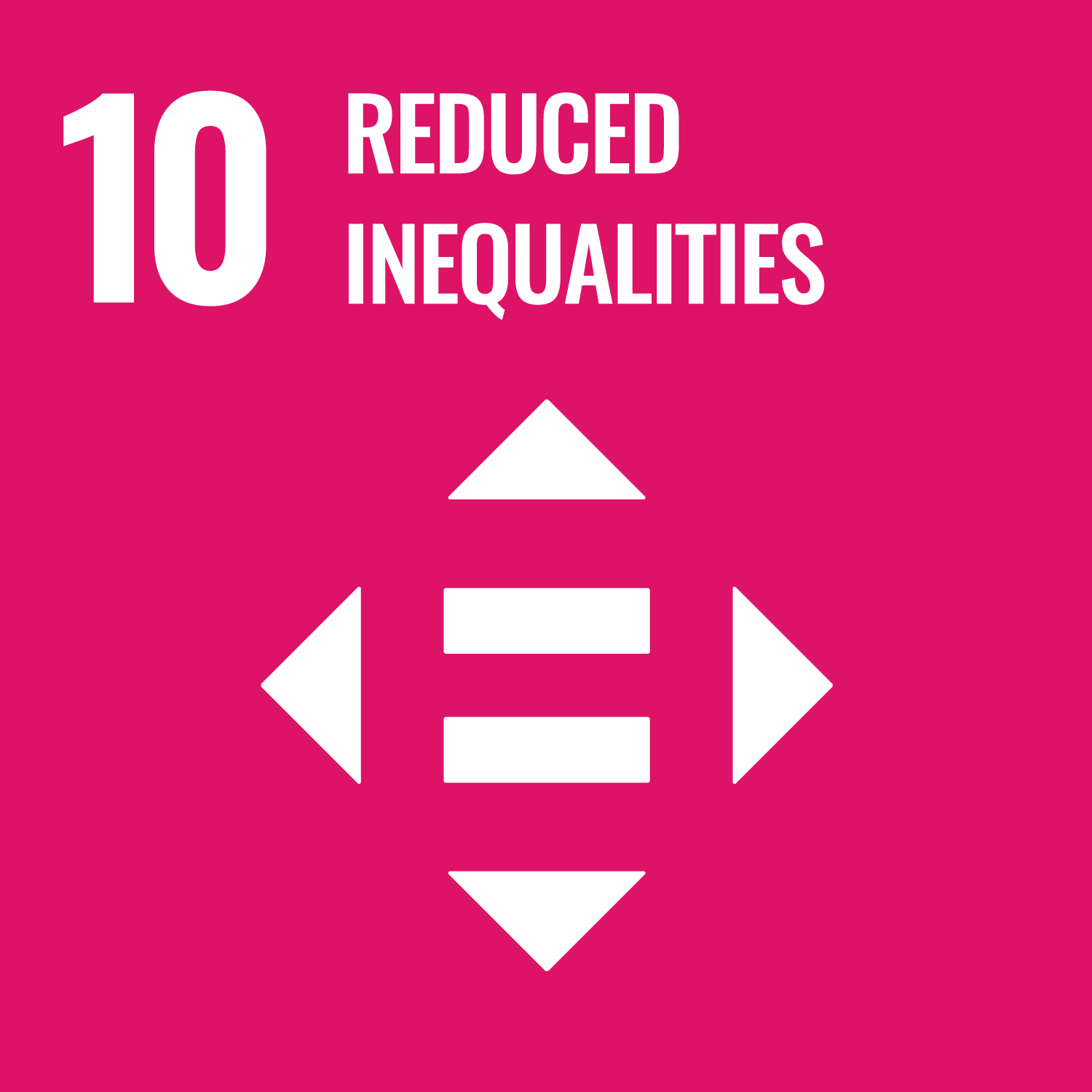 SDG 10 ikoni
