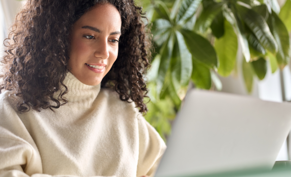 The girl applies to the IT department