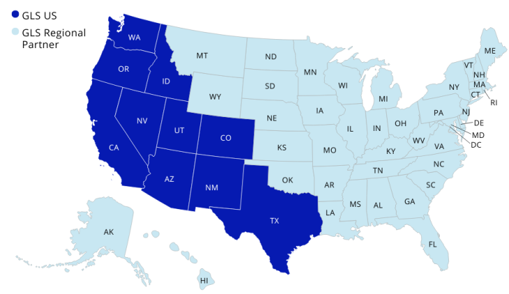 US Regional Coverage Map